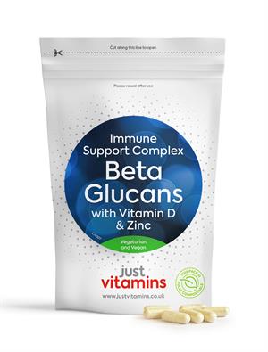 Buy Beta Glucans 1,3 1,6 Complex + Vitamin D + Zinc